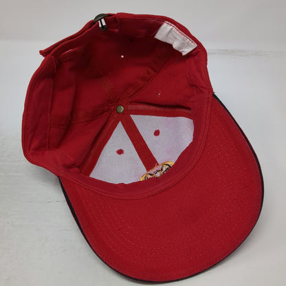 Bacardi Baseball Cap Red One Size Bat Logo Side Embroidery ESTD 1862 Hat