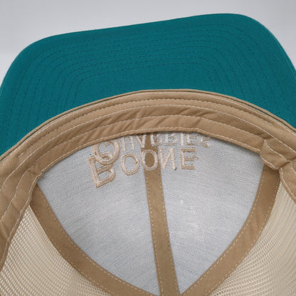 Boone Quarries Snapback Trucker Hat Multi OS Adjustable Mesh Pacific Headwear