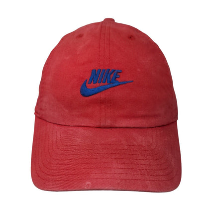 Nike Slideback Hat Red OSFM Adjustable Embroidered 6 Panel Heritage86