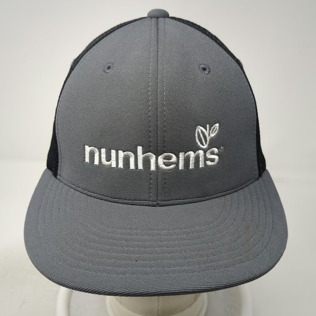Pacific Headwear Baseball Cap Gray XL Nunhems BASF We Create Chemistry Mesh Hat