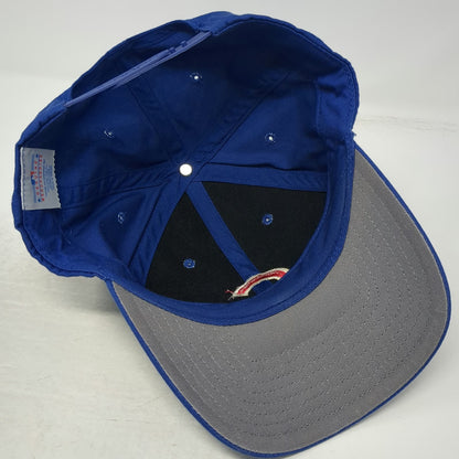 Chicago Cubs MLB Twins Enterprise Blue Snapback One Size Gray Under Brim Hat
