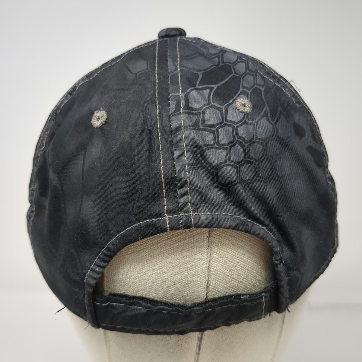 Outdoor Cap Gray Black Red One Size RMEF Camo Baseball Strapback Hunting Hat