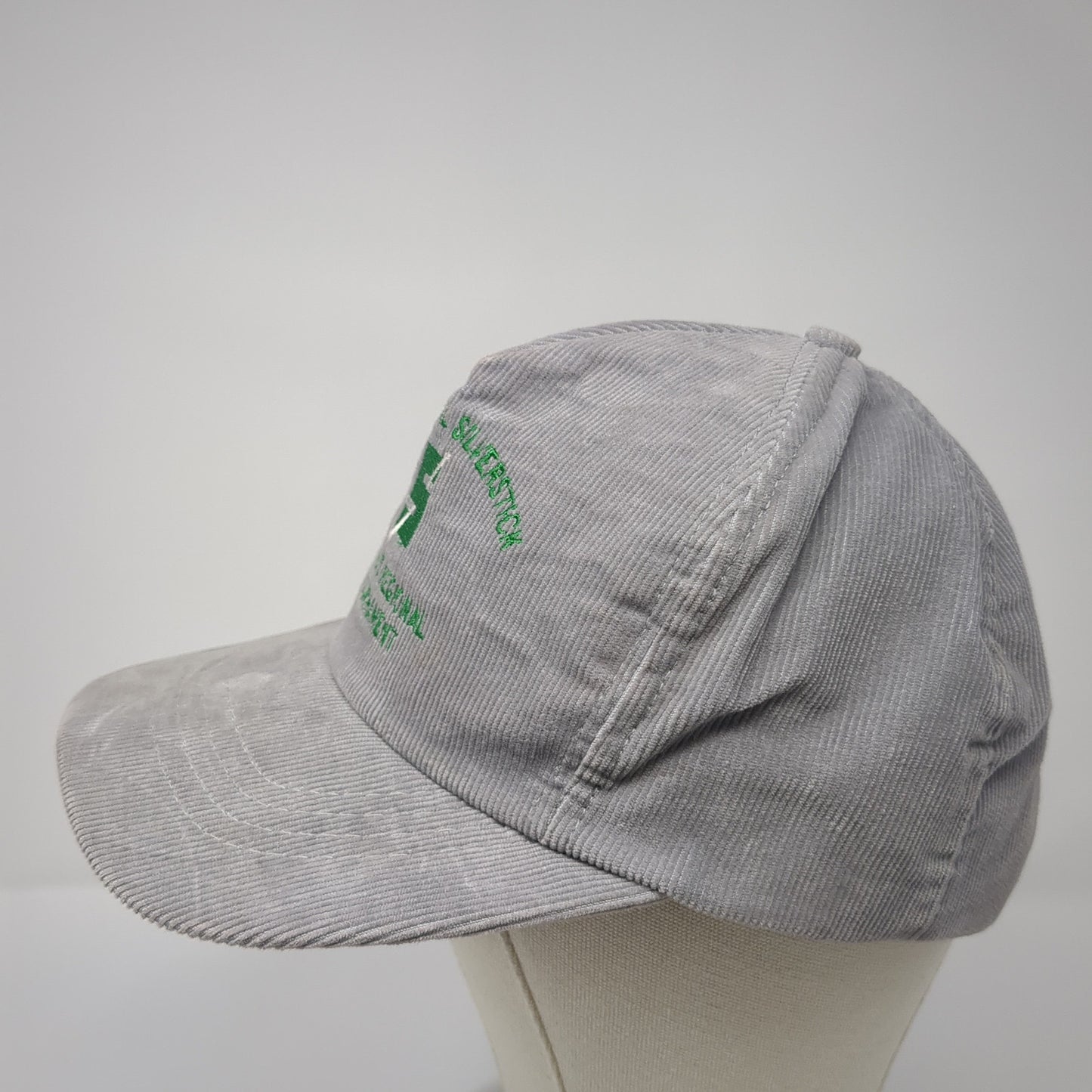 International Silverstick Illinois Snapback Hat Gray One Size Corduroy