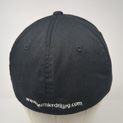 Premier Drilling Fitted Baseball Cap Black XL Lightweight Embroidered Flexfit