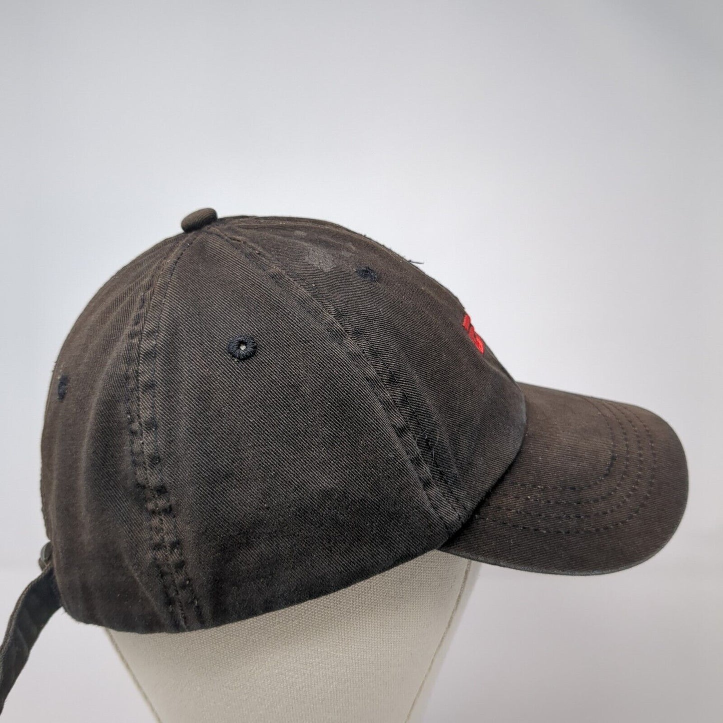 ESPN Slideback Baseball Cap Black One Size Adjustable Embroidered Legend