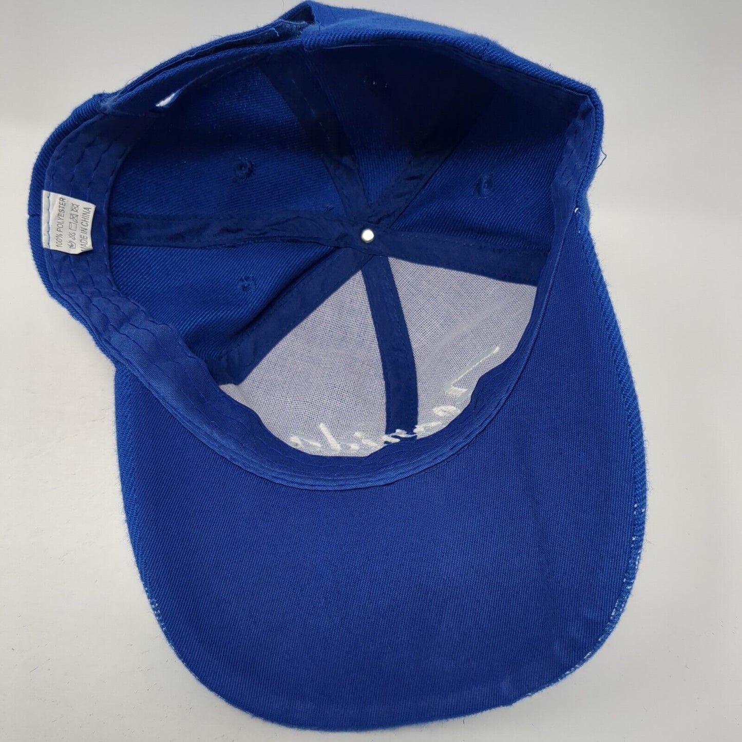 Florida Strapback Hat Blue One Size Adjustable Embroidered Patriotic 6 Panel
