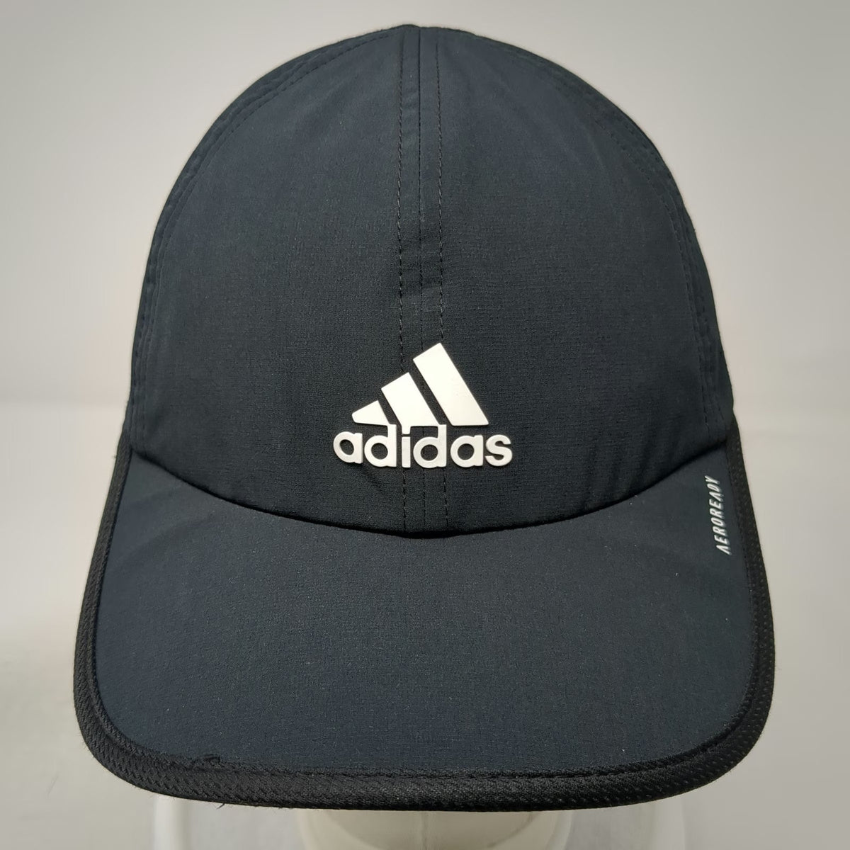 Adidas Baseball Cap Black One Size Aeroready Performance Training Strapback Hat