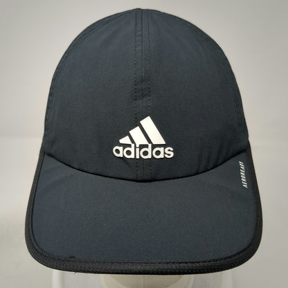 Adidas Baseball Cap Black One Size Aeroready Performance Training Strapback Hat