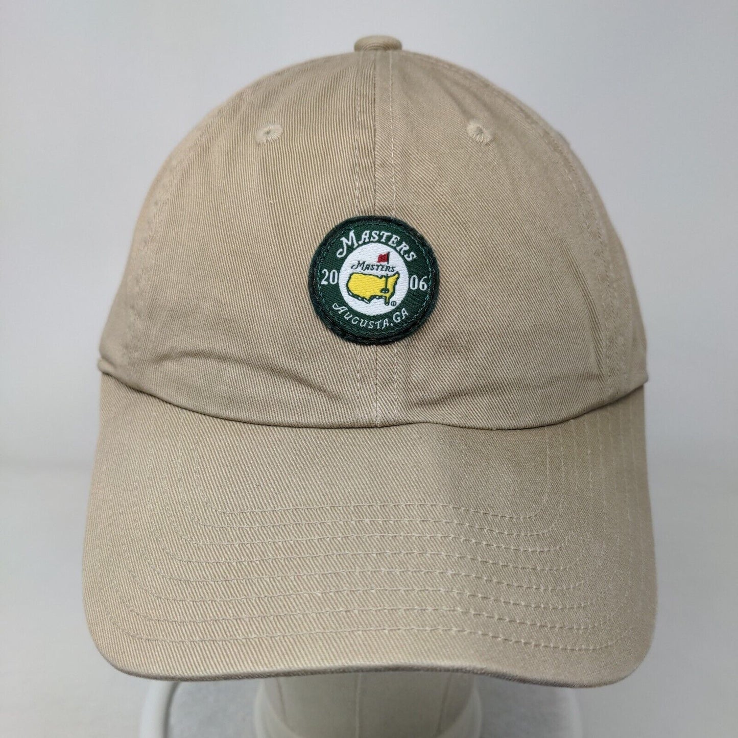 Masters 2006 Augusta GA Slideback Hat Tan One Size Embroidered American Needle