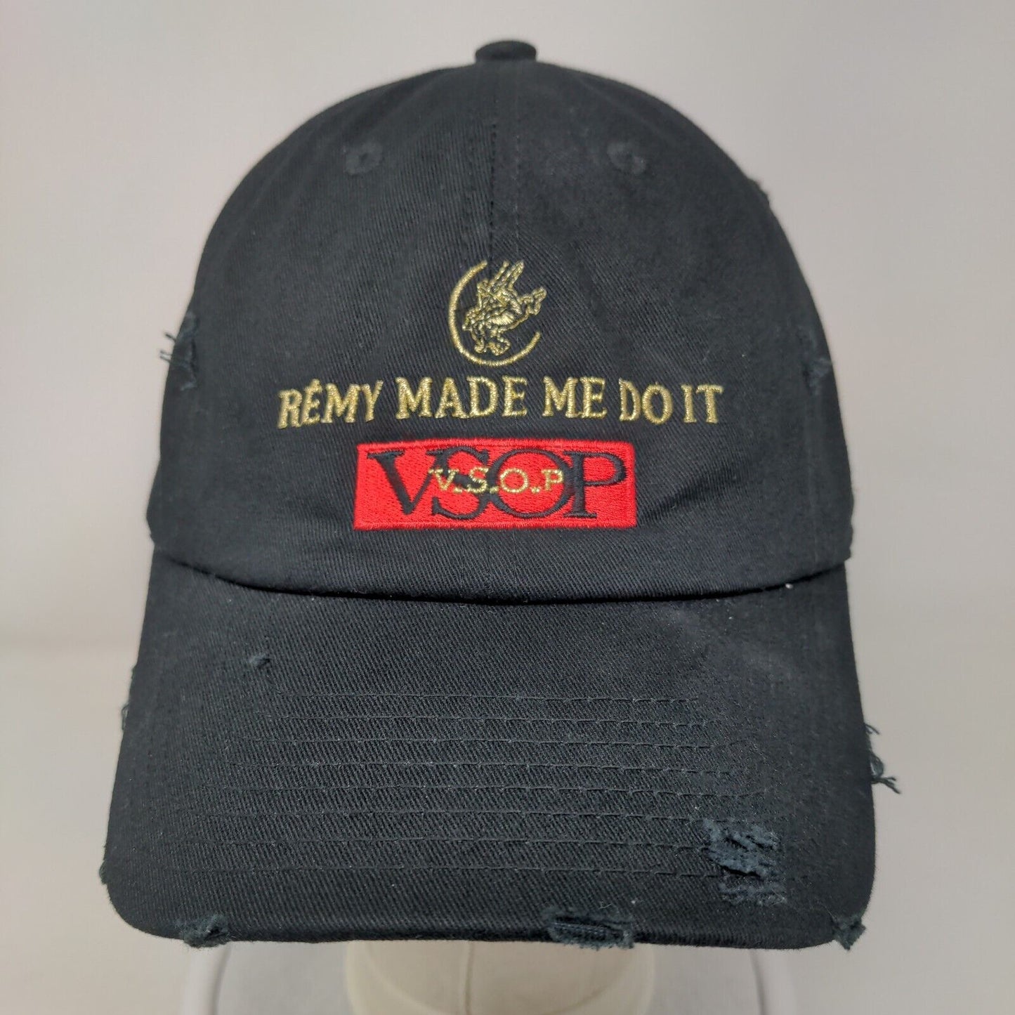 Remy Made Me Do It VSOP Slideback Hat Black One Size Embroidered Field Grade