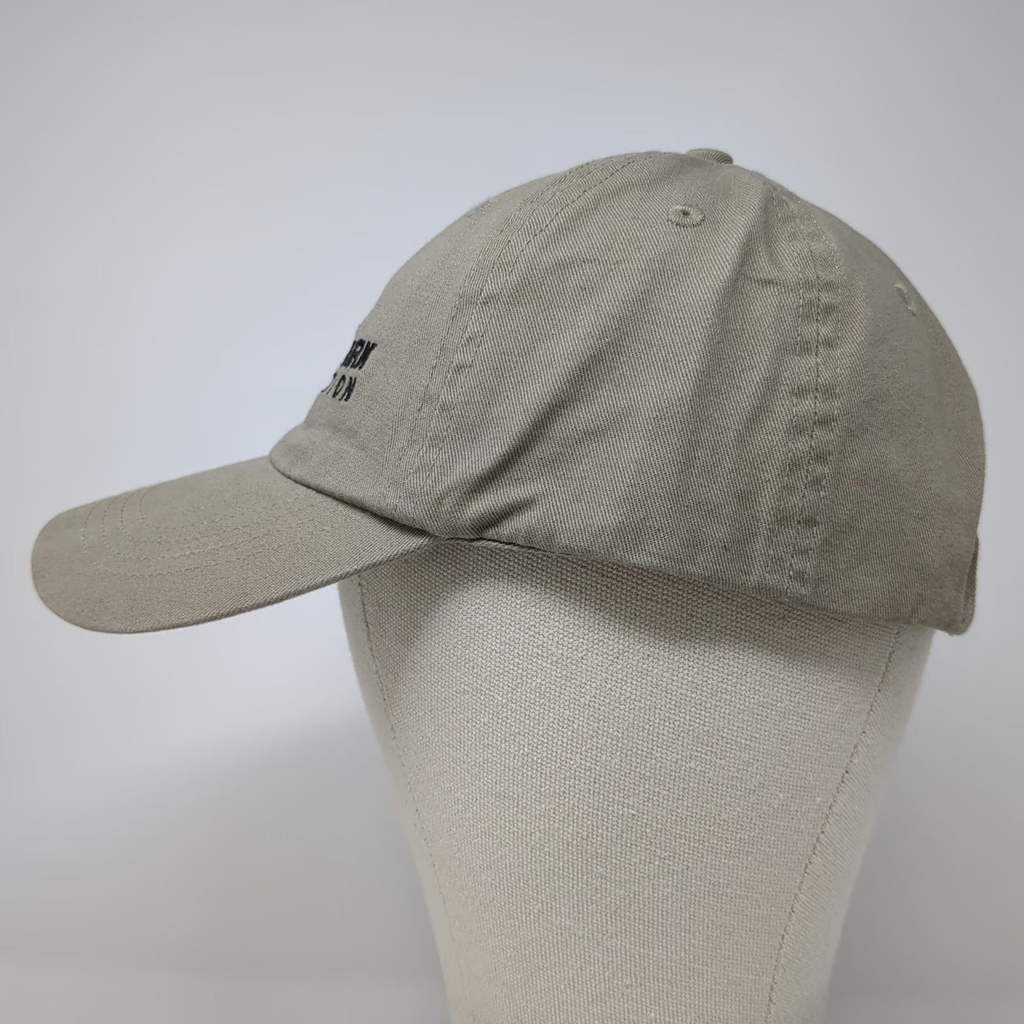 Port & Company Landmark Aviation Baseball Cap Beige One Size Strapback Logo Hat