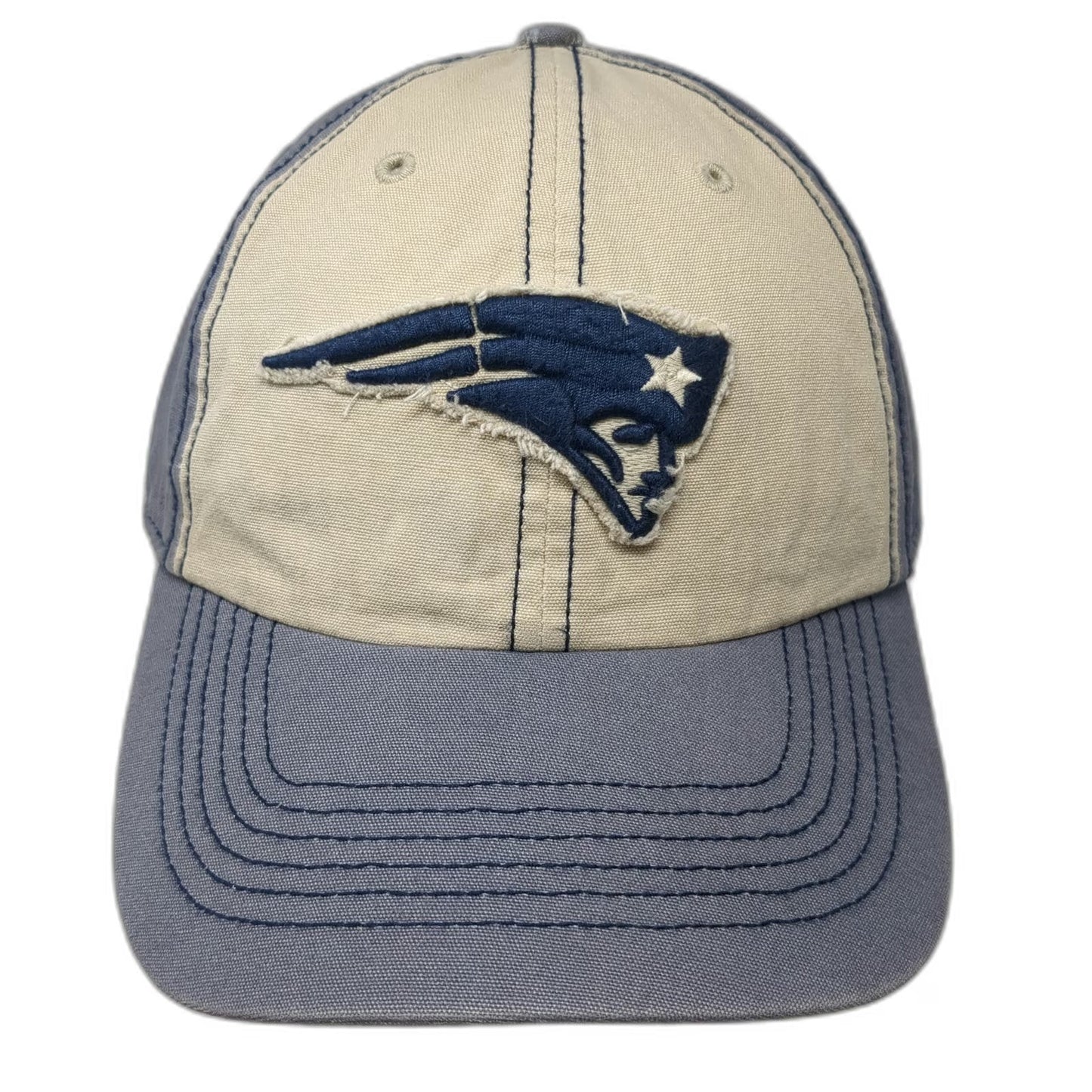 '47 New England Patriots NFL Blue Cap One Size Distressed Embroidered Logo Hat