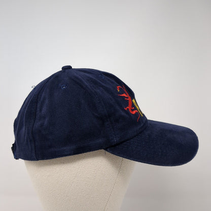 Pilatus Strapback Hat Blue One Size Adjustable Embroidered Vented Holes 6 Panel