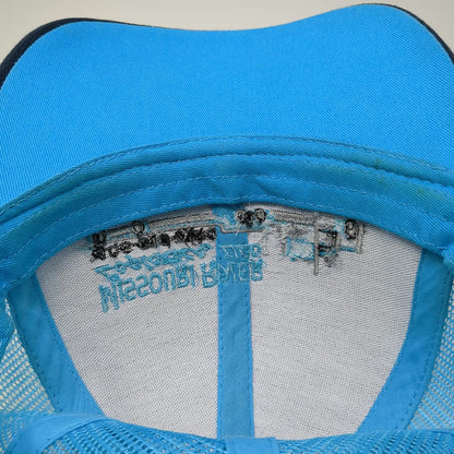 HG Missouri River Logistics Baseball Cap Blue One Size Mesh Trucker Graphic Hat