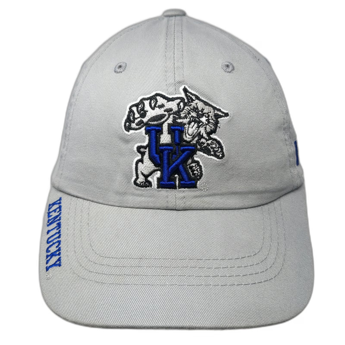 Kentucky Wildcats NCAA Russell Gray One Size Cap Slideback Embroidered Logo