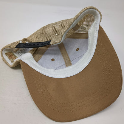 Telluride Clothing Company Trucker Hat Brown One Size Mesh Bear Mountain Patch