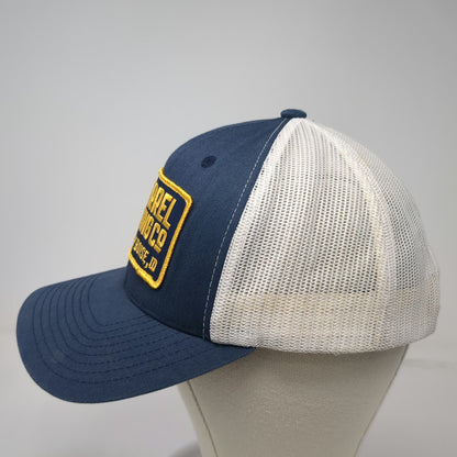 Yupoong Trucker Hat Blue One Size 10 Barrel Brewing Co Boise ID Mesh Snapback