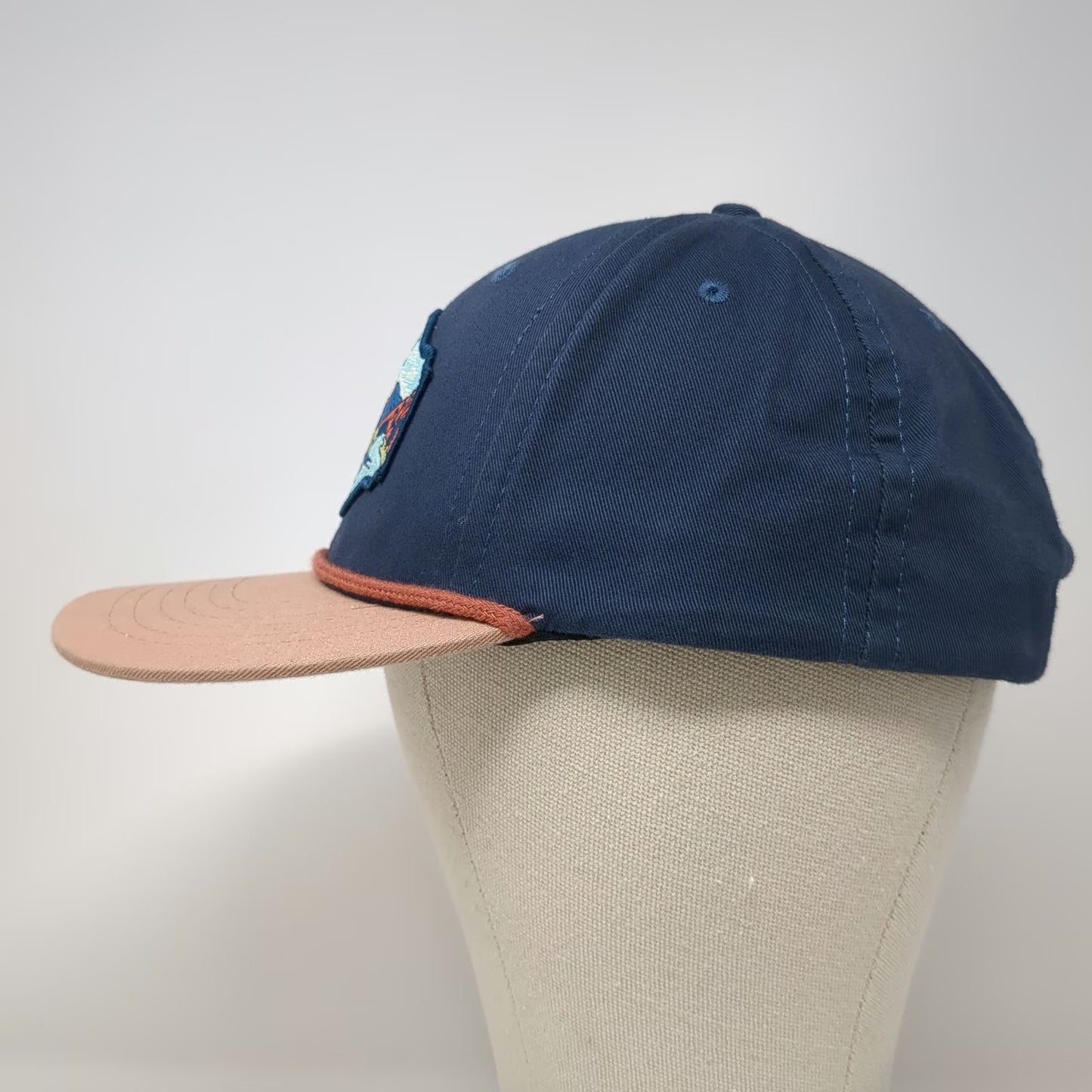 Sendero Provisions Co. Snapback Blue One Size Hat Salmon River Rope Patch Idaho