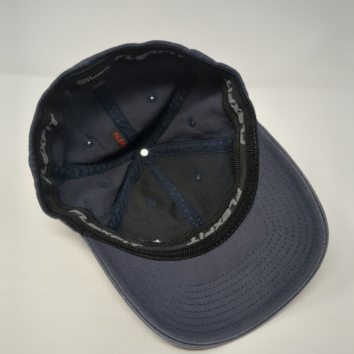 Calvary Fitted Hat Blue L/XL Lightweight Embroidered Flexfit Port Authority