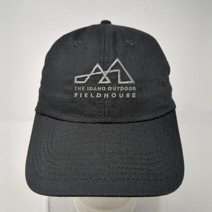 The Idaho Outdoor Fieldhouse Strapback Hat Black One Size Embroidered