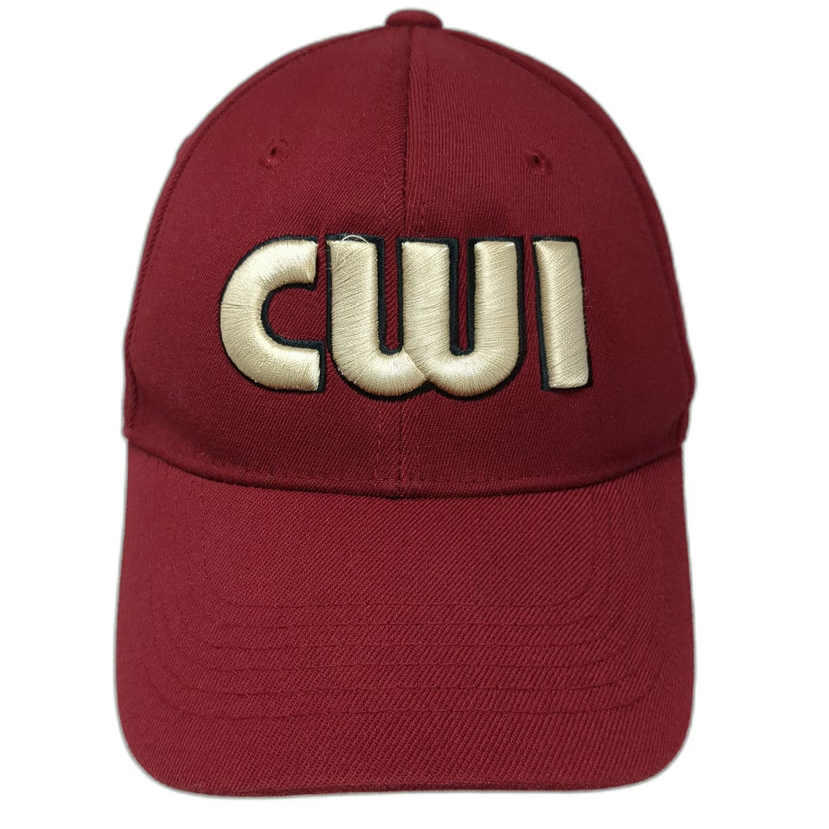 Top of the World CWI NCAA Baseball Cap Red Gold Black M One Fit Stretch Logo Hat