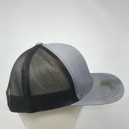 SXSBlog Snapback Mesh Back Trucker Hat Gray One Size Pacific Headwear