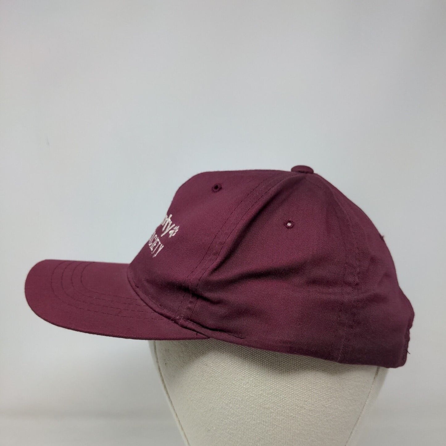 Clay County Humane Society Boy's Snapback Hat Red Burgundy Boys Fits All
