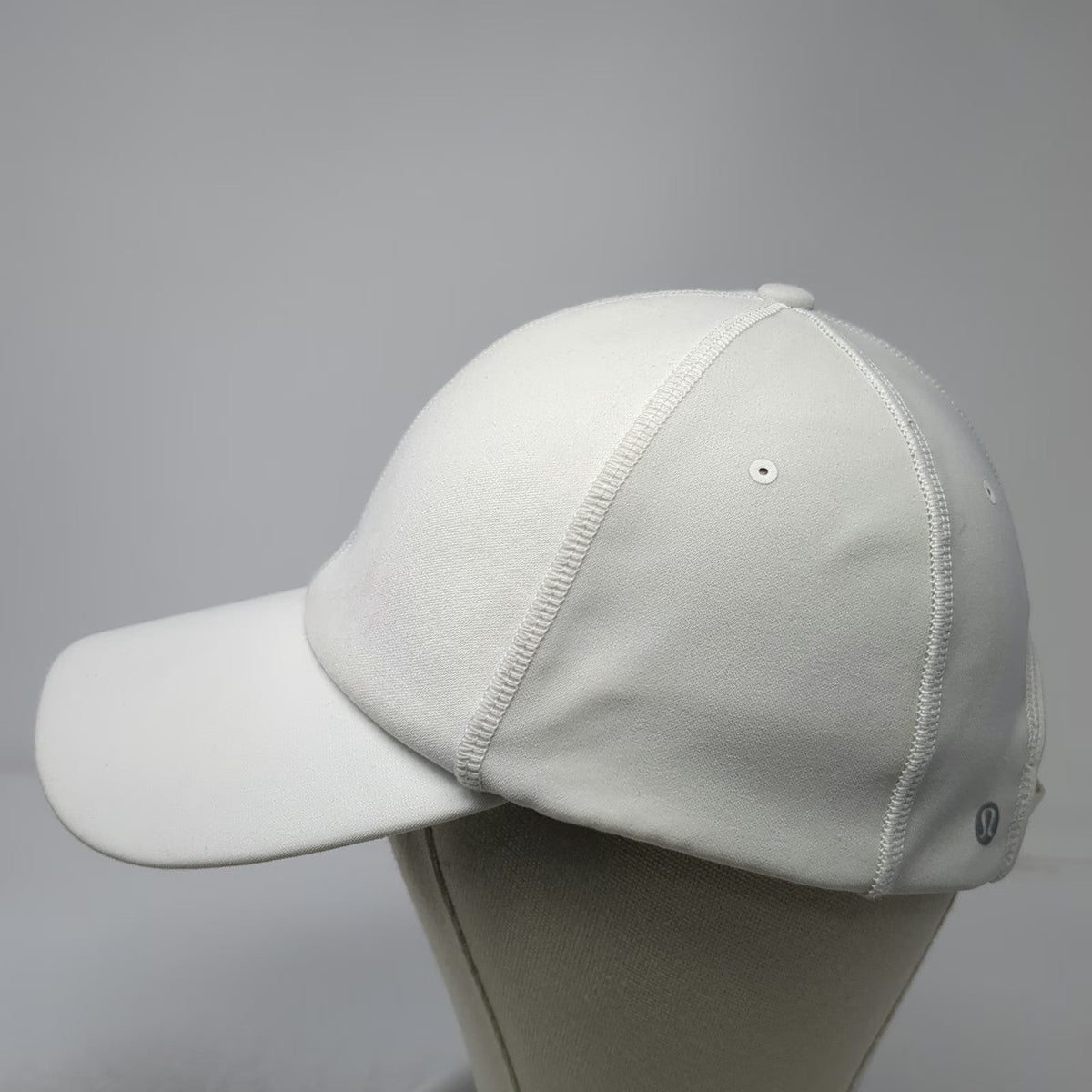 Lululemon Baseball Cap White One Size Performance Reflective Adjustable Hat