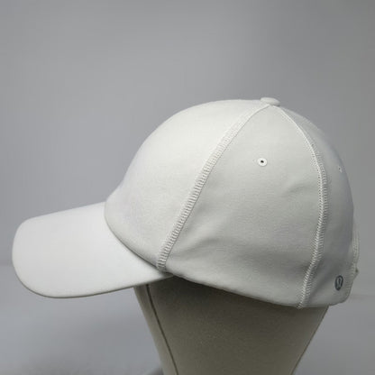 Lululemon Baseball Cap White One Size Performance Reflective Adjustable Hat