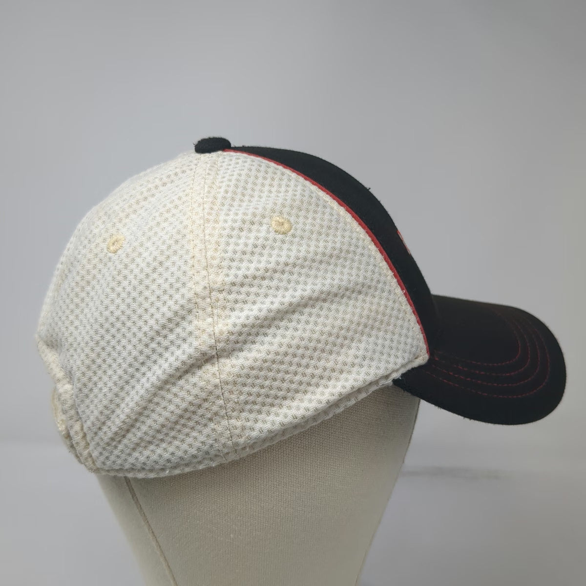Sport-Tek Auto Ranch Group Baseball Cap Black One Size Contrast Stitching Hat