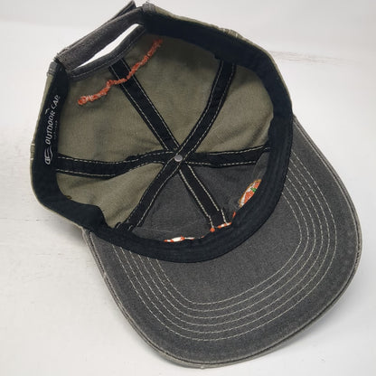 Outdoor Cap Baseball Cap Gray Green One Size NW Log-istics Contrast Stitch Hat
