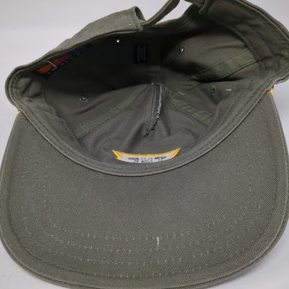 Treefort 5 Panel Green Yellow One Size Rope TMF Logo Embroidered Slideback Hat