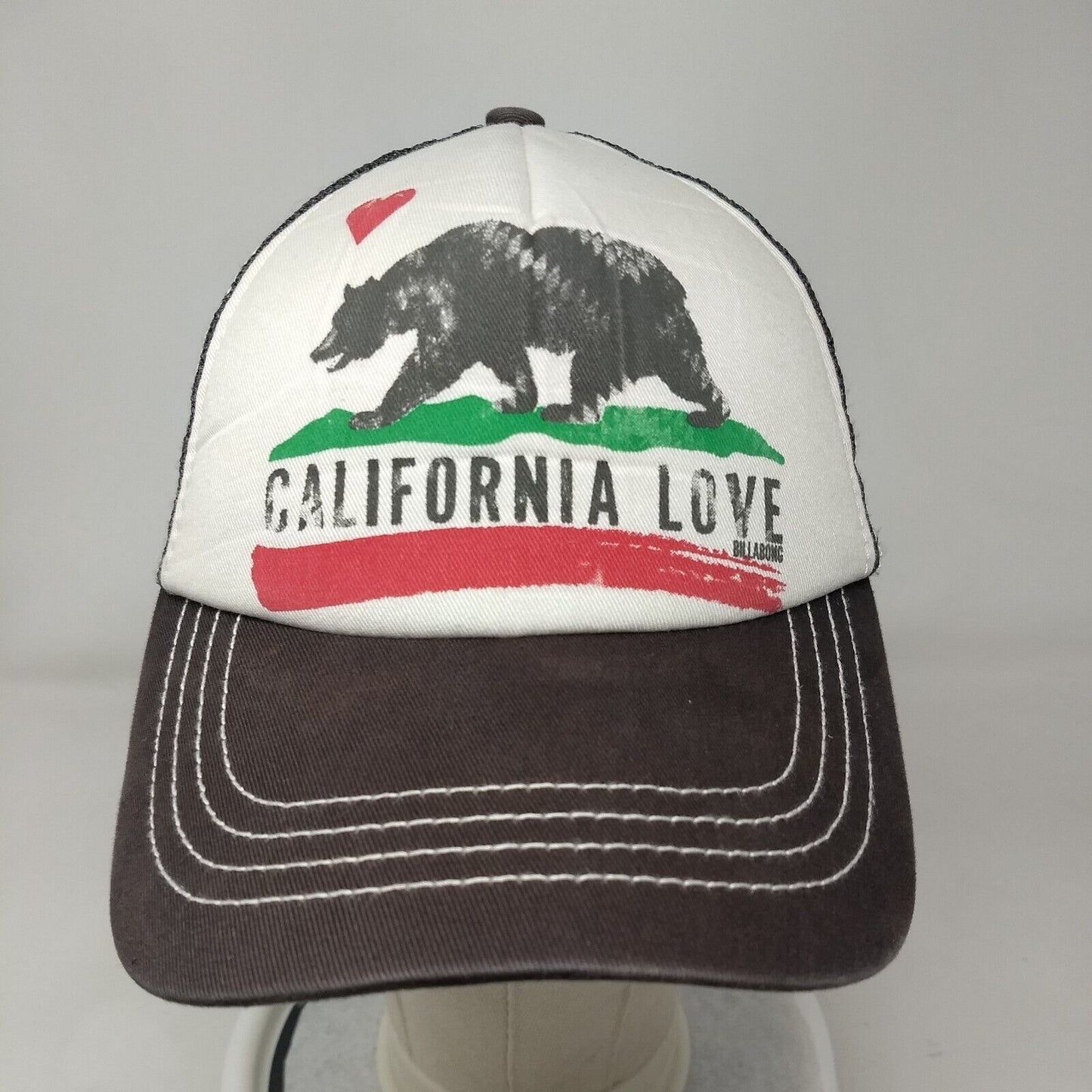 California Love Bear Snapback Trucker Hat Multicolor OSFA Billabong