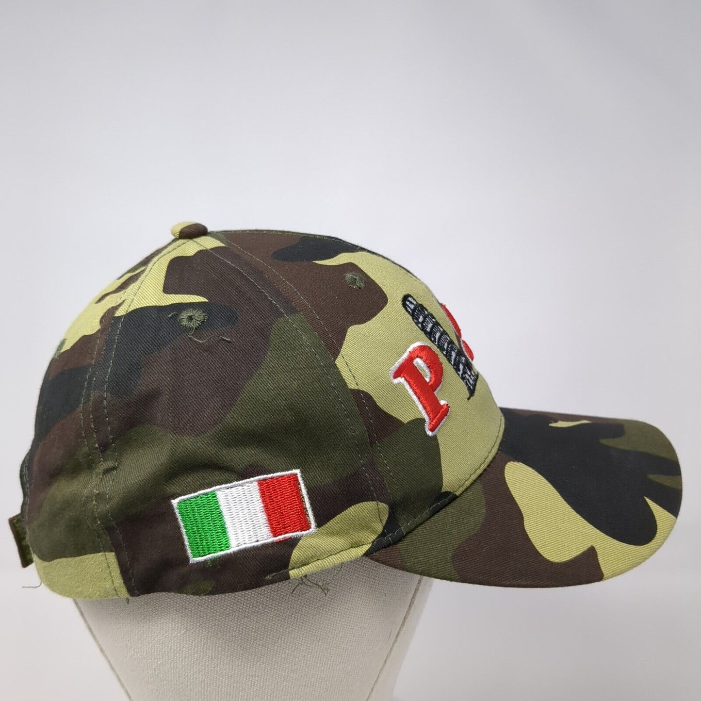 Pisa Italia Strapback Hat Camouflage 58cm Adjustable Embroidered