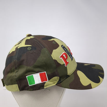 Pisa Italia Strapback Hat Camouflage 58cm Adjustable Embroidered