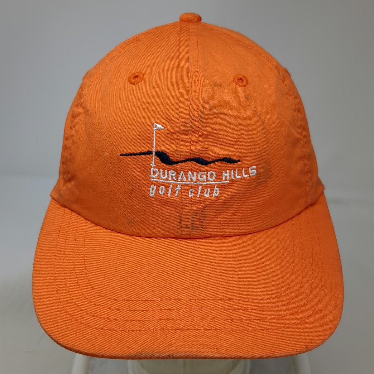 Imperial Durango Hills Golf Club Hat Orange Baseball Cap One Size Strapback