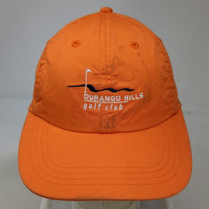 Imperial Durango Hills Golf Club Hat Orange Baseball Cap One Size Strapback