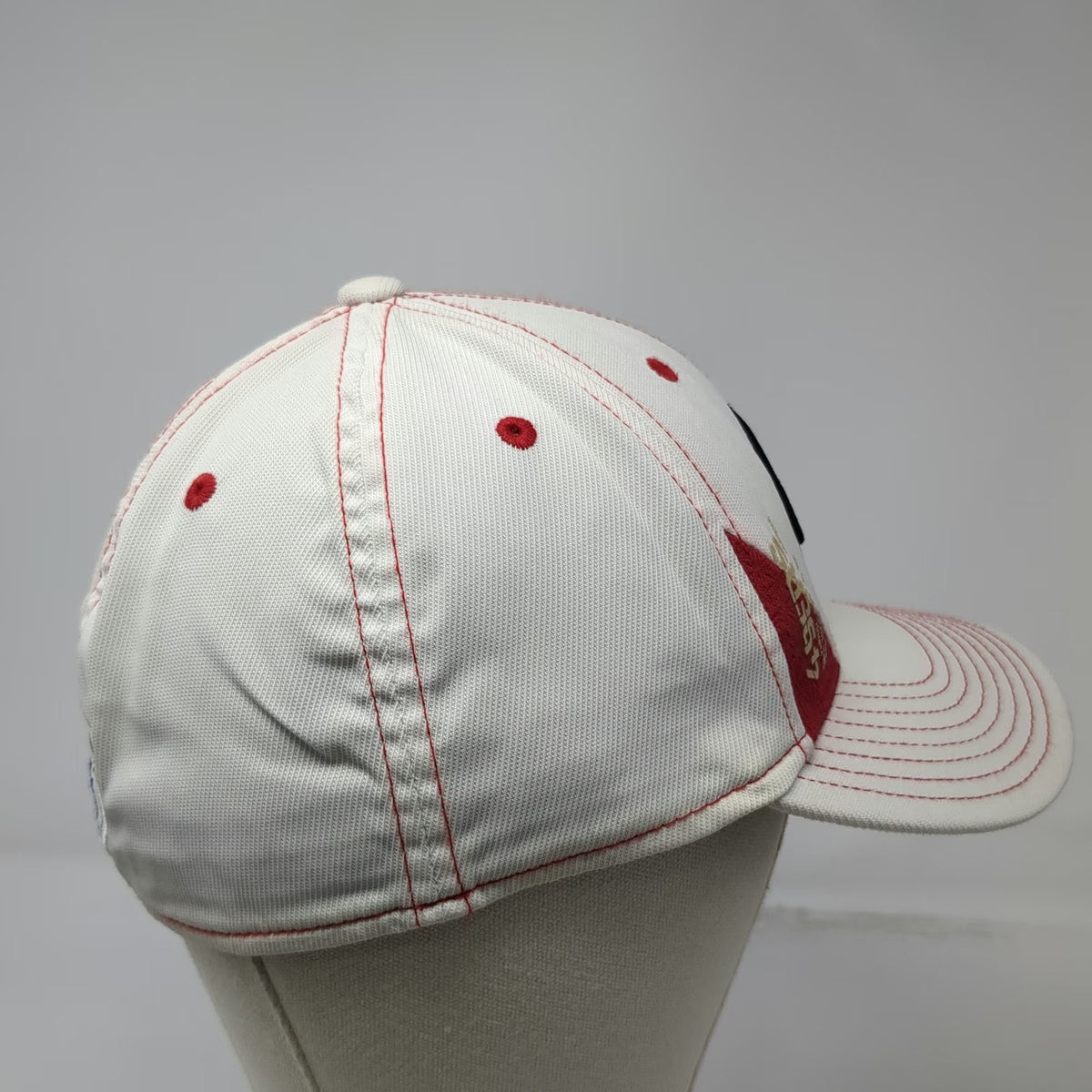 Reebok San Francisco 49ers NFL Cap White M Onfield Equipment Red Stitching Gold