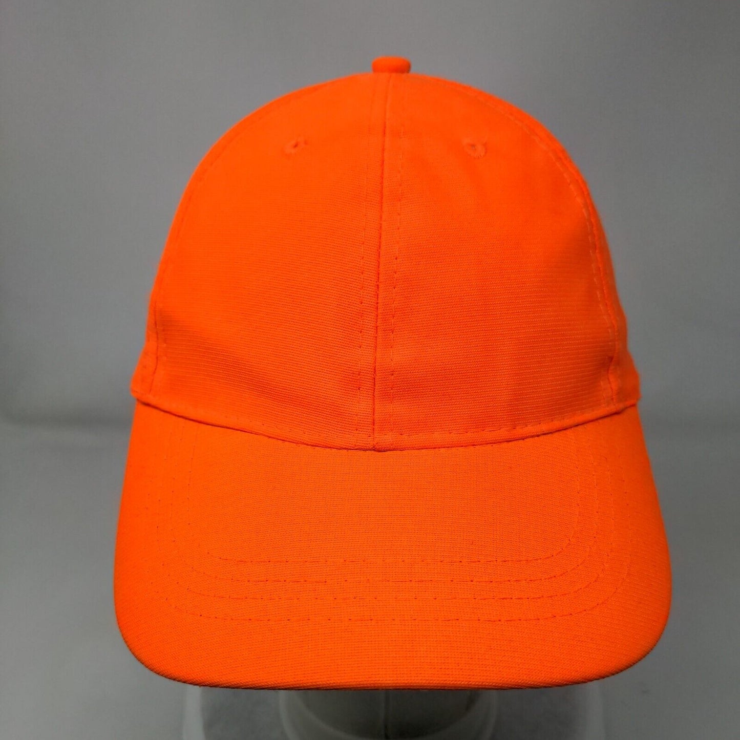 Paramount Outdoors Strapback Hat Orange OSFM Adjustable Blank 6 Panel