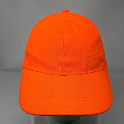 Paramount Outdoors Strapback Hat Orange OSFM Adjustable Blank 6 Panel