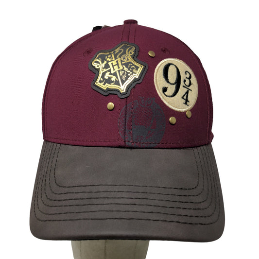 Harry Potter Men's Slideback Hat Red Burgundy Size OSFM Platform 9 3/4 W/Tags