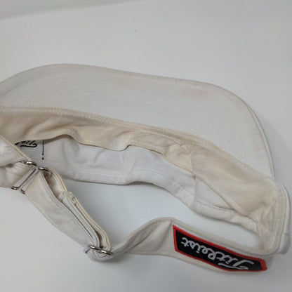 Titleist Slideback Sun Visor Hat White OSFA Adjustable Embroidered
