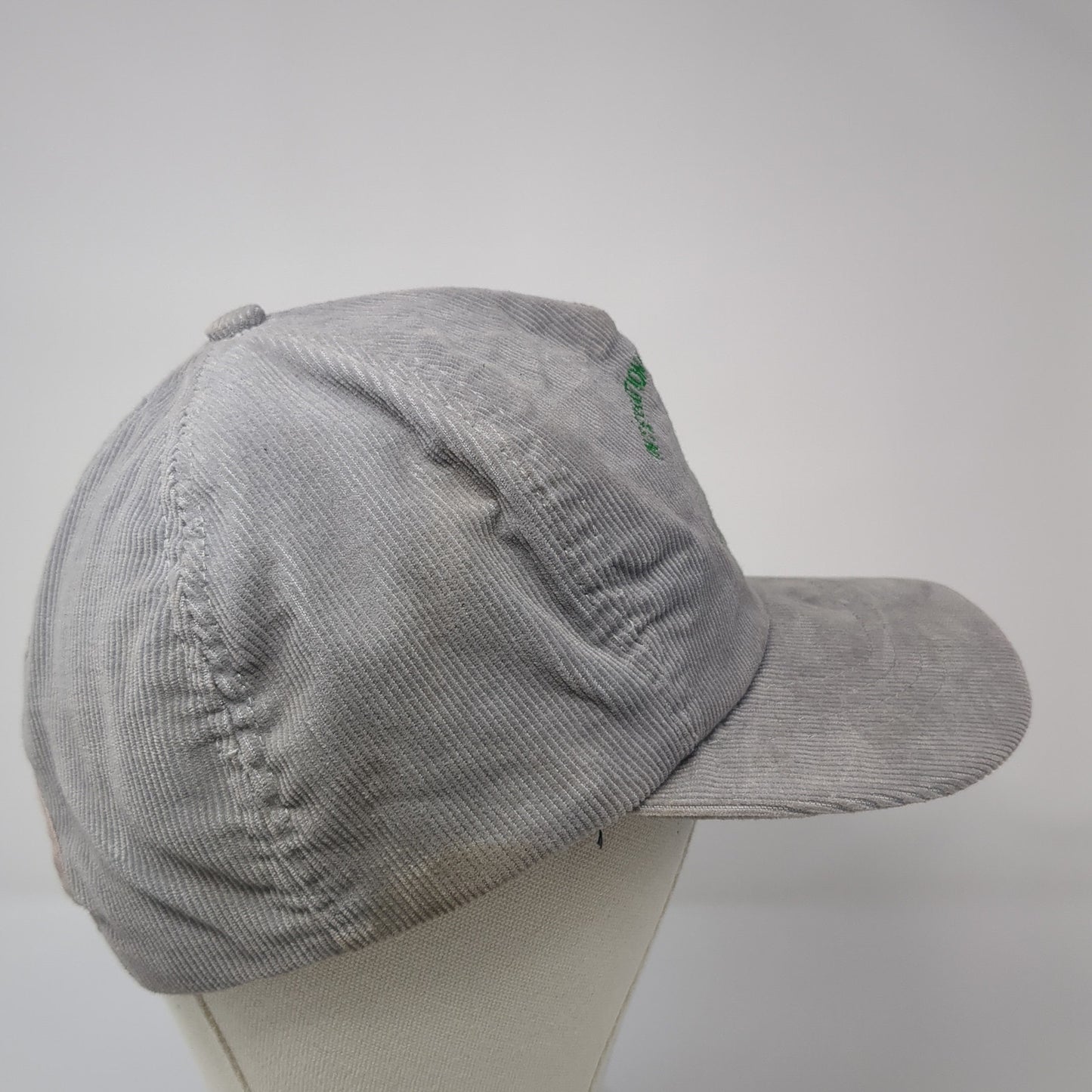 International Silverstick Illinois Snapback Hat Gray One Size Corduroy