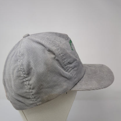 International Silverstick Illinois Snapback Hat Gray One Size Corduroy