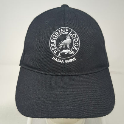 AJM Baseball Cap Black One Size Peregrine Lodge Haida Gwaii Strapback Hat