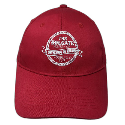 Port & Company Red Baseball Cap One Size Holgate Round-Up Hagerman ID Hat 2017