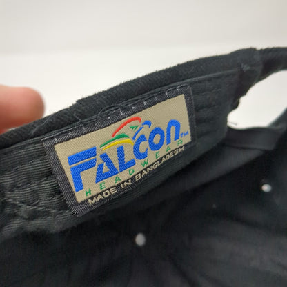Falcon Baseball Cap Black One Size Slideback Howes Lubricator Products Hat