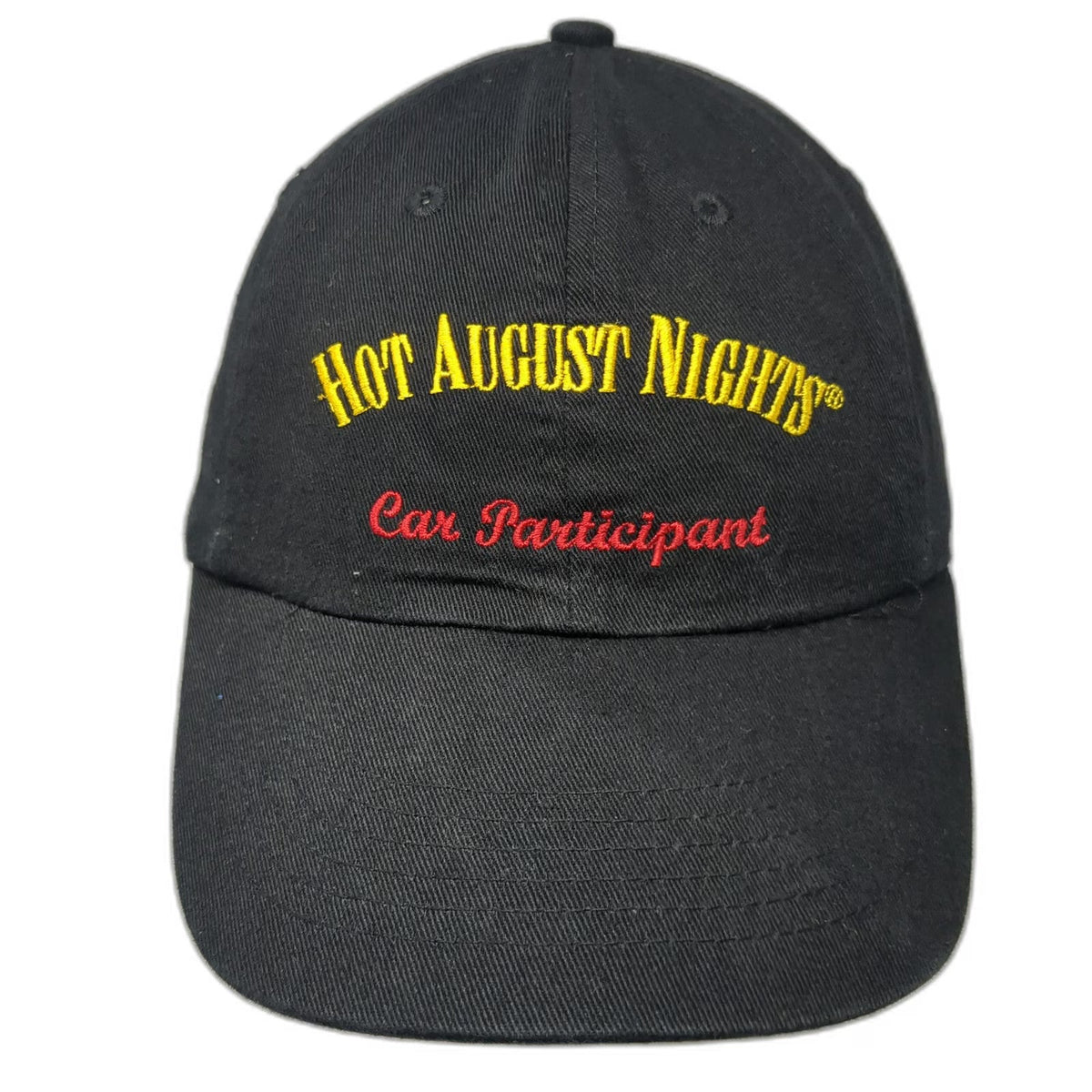 Hot August Nights 2012 Car Participant Reno Sparks NV Black Baseball Cap OSFM