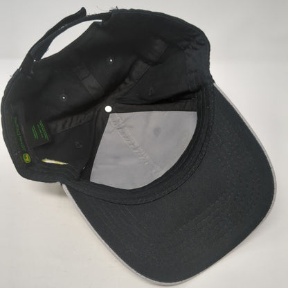 Campbell Tractor Co. Strapback Hat Gray OS Adjustable Embroidered John Deere