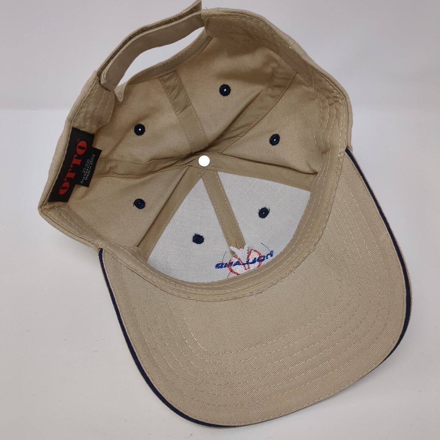 Holland Motor Homes Strapback Hat Tan One Size Adjustable Embroidered Otto